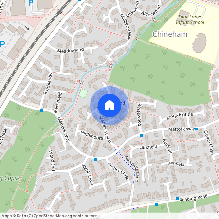 Martins Wood, Chineham, Basingstoke, Hants, RG24
