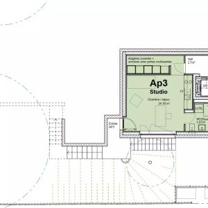 FRIBOURG - FORT-ST-JACQUES 24 : STUDIO INDEPENDANT - Foto 3