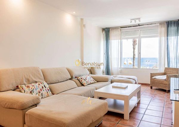 MID-SEASON.  FOR RENT FROM 8.3.24-30.6.24 and 1.9.24-30.6.25 MAGNIFICENT APARTMENT IN 1ST LINE PLAYA BENALMADEN