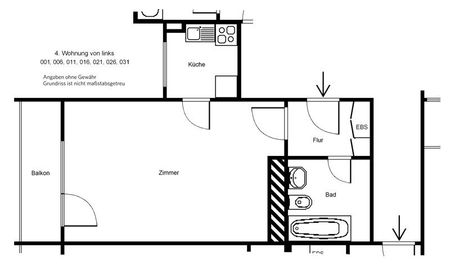 Sanierte 1 Zimmerwohnung in Fechenheim - Foto 4