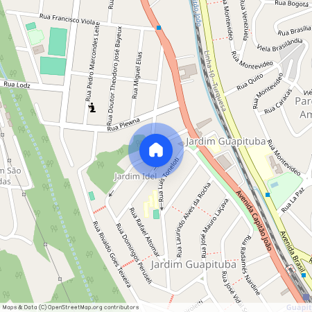 Rua, Maria Aparecida Lila Montovani Ortiz, 6, Jardim Guapituba, Mauá
