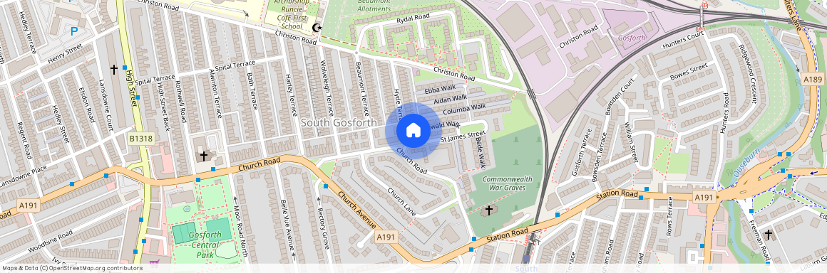 2 bedroom Detached house to rent in Hyde Terrace, South Gosforth, Newcastle upon Tyne