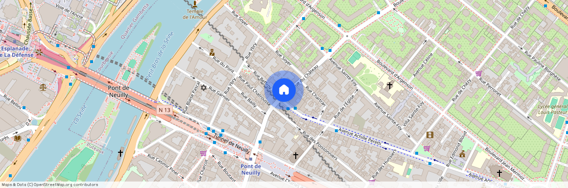 Neuilly-sur-Seine - Rue du Château, Paris