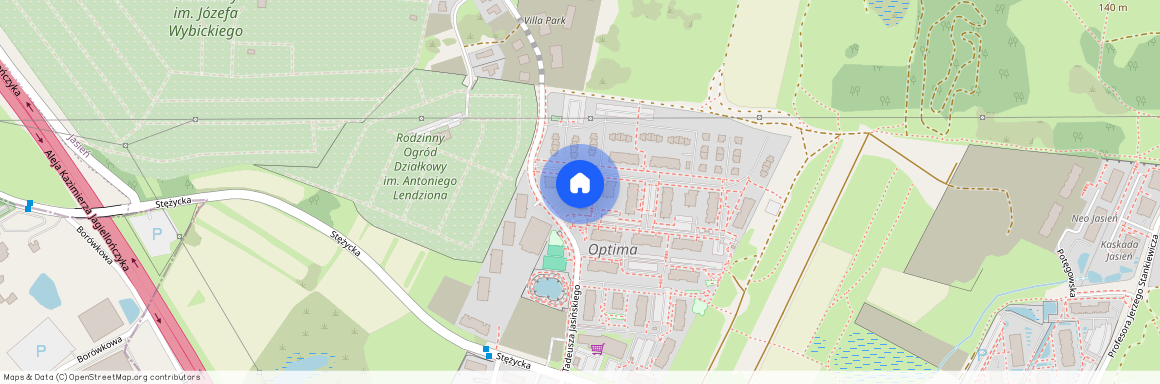 ul. Tadeusza Jasińskiego, Jasień, Gdańsk, pomorskie