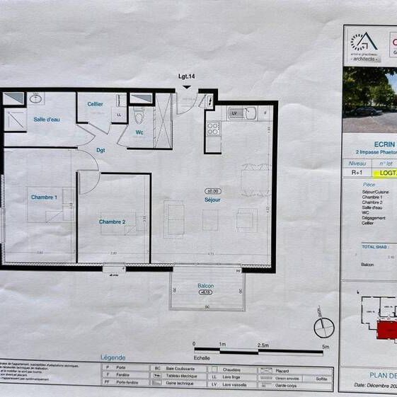 Appartement 3 pièces - - Photo 1