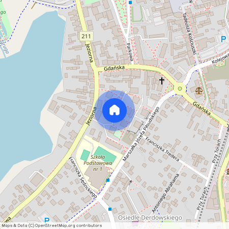 os. gen. Władysława Sikorskiego, Kartuzy, Kartuzy, kartuski, pomorskie