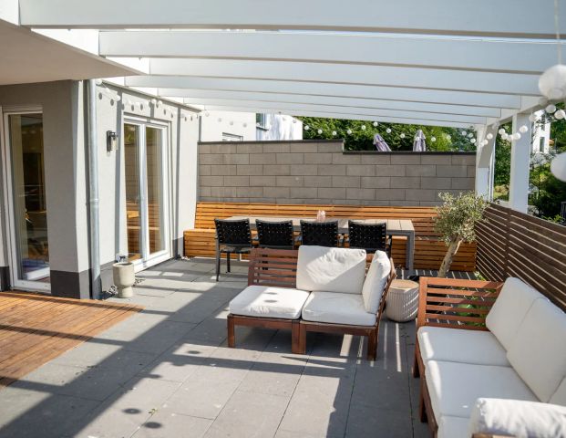 Moderne Erdgeschosswohnung mit Sauna & Garten - Foto 1