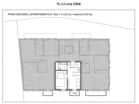 2 Zimmer, 43 m² - Foto 3