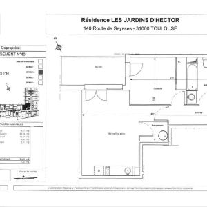 Appartement à louer 2 pièces 41.02m² - Photo 2