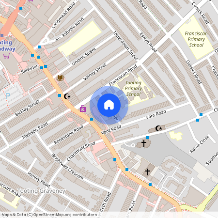 Dewey Street, Tooting Broadway, London