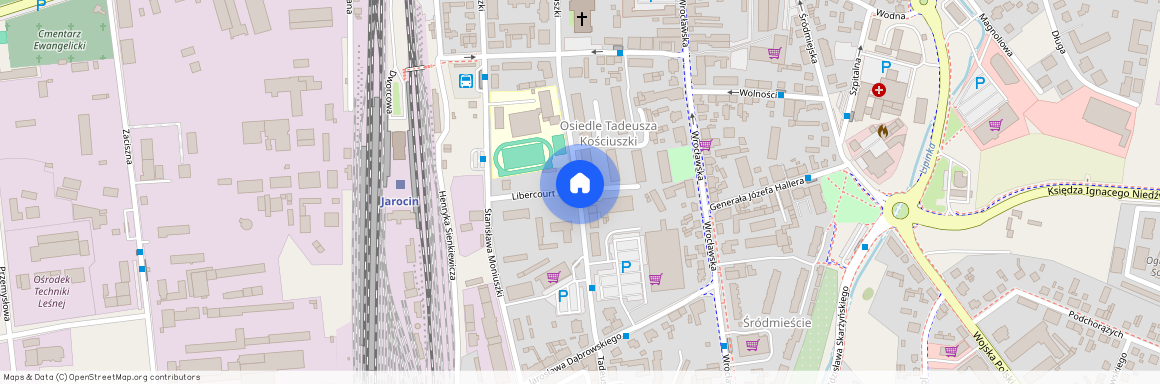 ul. Tadeusza Kościuszki, Jarocin, Jarocin, jarociński, wielkopolskie