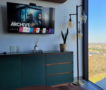 ESTUDIO DE LUJO EN RENTA COMPLETAMENTE EQUIPADO EN TORRE CON AMENID... - Foto 2