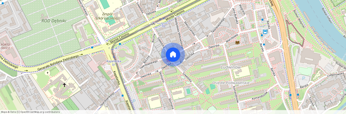 ul. Twardowskiego, Ludwinów, Dębniki, Kraków, małopolskie