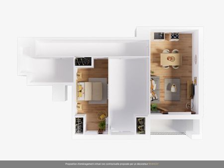 location Appartement T3 DE 65.9m² À BOBIGNY - Photo 4