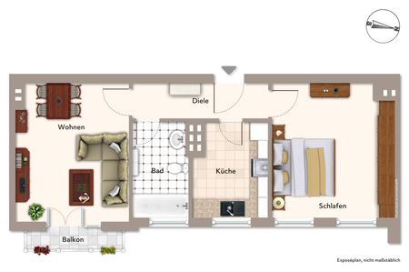 Wunderschöne 2-Raum-Wohnung mit Altstadt-Flaire - Foto 4