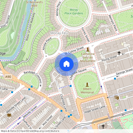 Glenfinlas Street, New Town, Edinburgh