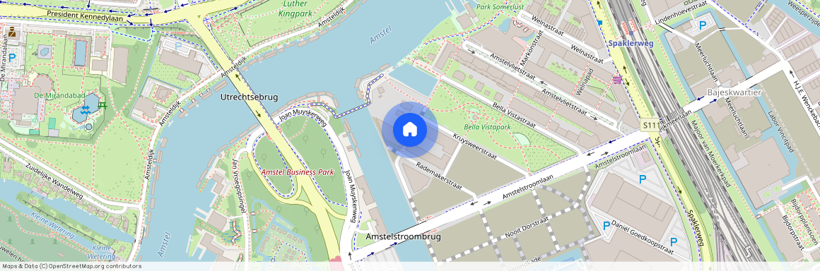 Omval/Overamstel, 1096 GB, Eerste Amstelvlietpad, Amsterdam