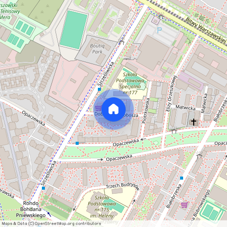 ul. Dobosza, Szczęśliwice, Ochota, Warszawa, mazowieckie