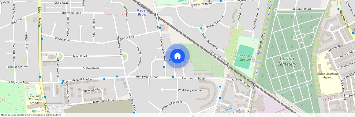 Yeadon Road, Gorton, Manchester, M18