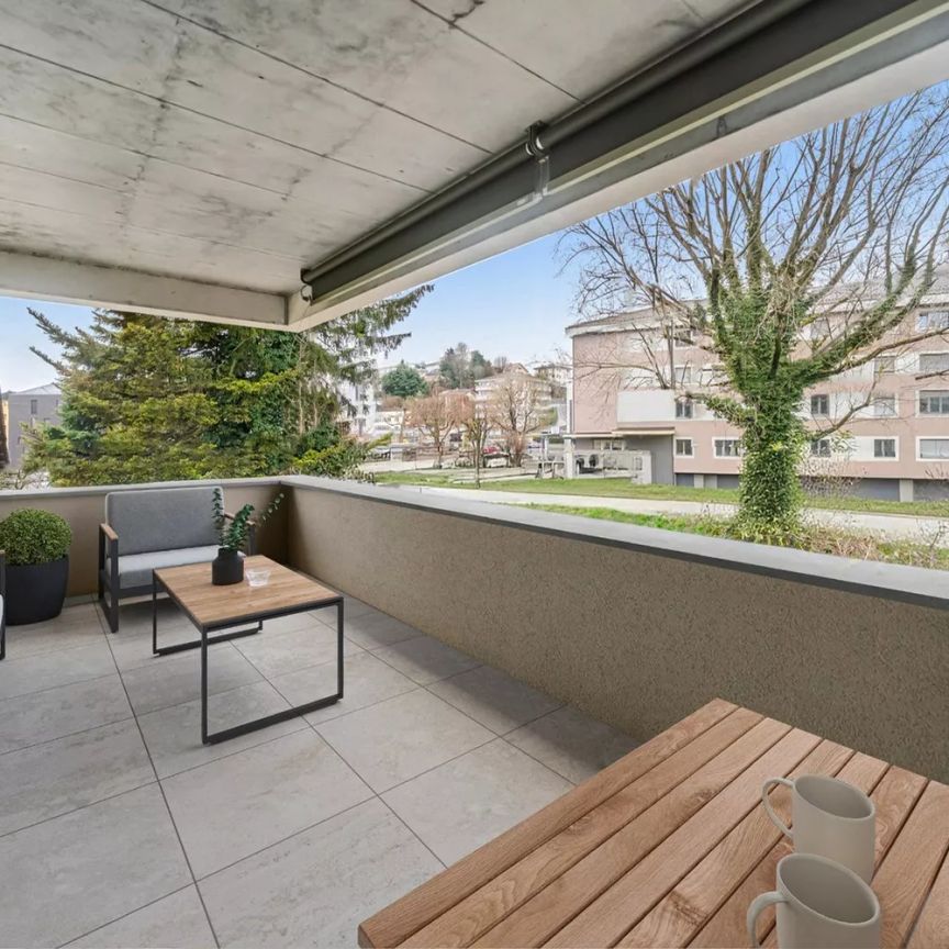 4.5 pièces neuf avec balcon de 19.5m2 et 5.2 - Photo 1