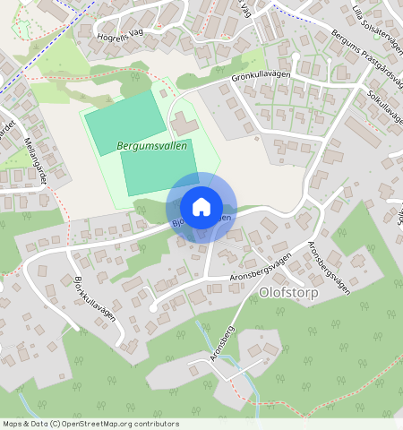 Björkkullavägen, Olofstorp