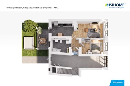 Erstbezug: 2 Zimmer mit Balkon in Halles` Osten - WE02 - Foto 2