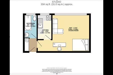 Studio Flat, Kingsway, BN3 - Photo 4