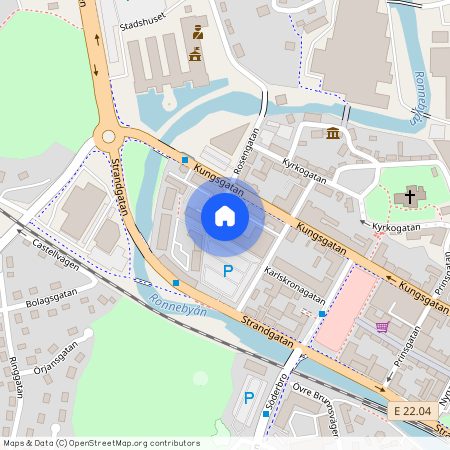 Ronneby, Blekinge, Drottninggatan 7