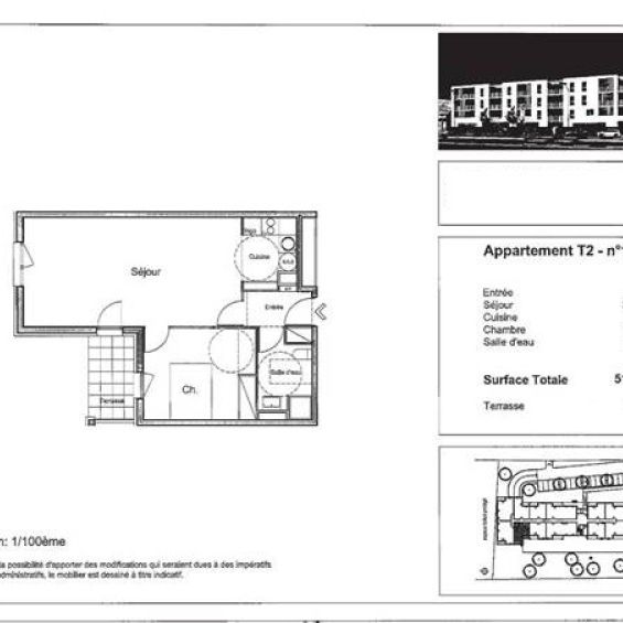 Location Appartement 2 pièces 51m² MERIGNAC 33700 - Photo 2