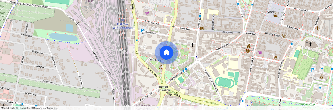 ul. Sienkiewicza, Ostrów Wielkopolski, ostrowski, wielkopolskie