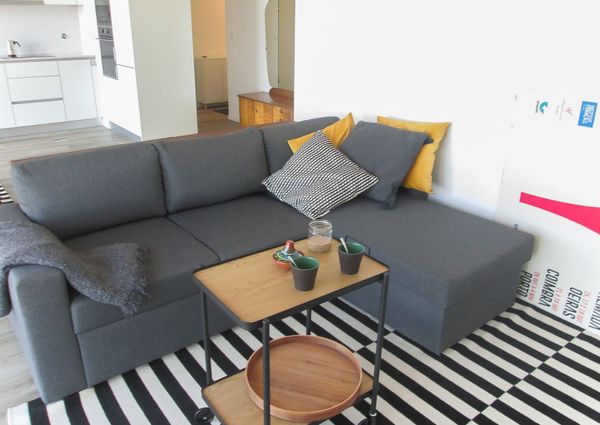 Fantástico apartamento T1 mobilado e equipado, novo, com vistas deslumbrantes sobre ria!
