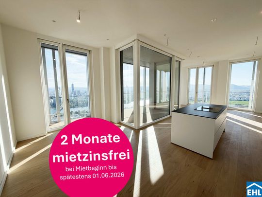 Erstbezug – 3-Zi.-Wohnung mit Rooftop Pool & Sauna - Foto 1