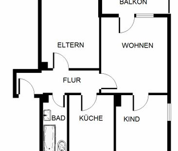 3-Zimmer-Wohnung in Gelsenkirchen Hassel - Photo 1