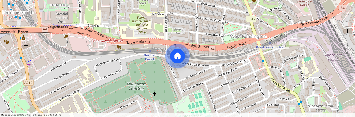 110 Baron's Court Road, London, W14 9EH, United Kingdom