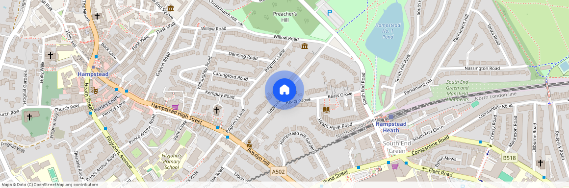 Downshire Hill, Hampstead, London, NW3