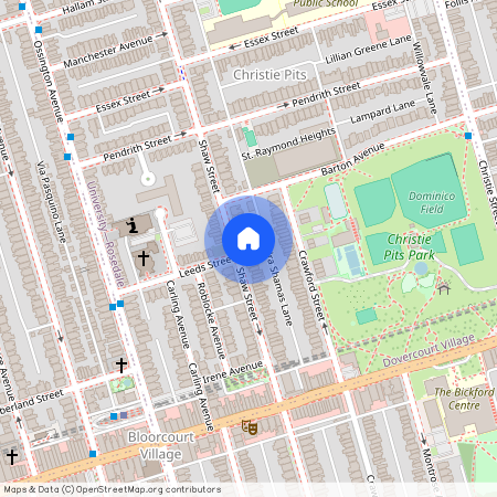 821 Shaw Street Unit# Bsmt, Toronto