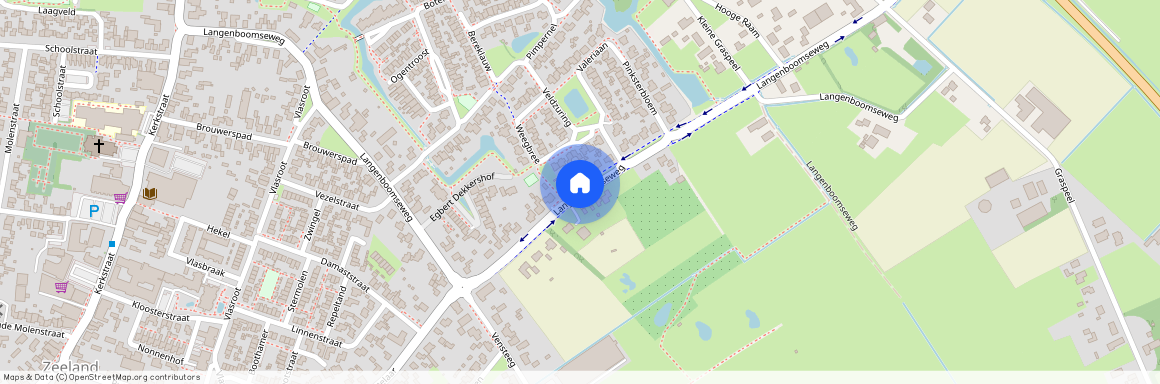 Verspreide huizen Duifhuis-Kreitsberg, 5411 AT, Langenboomseweg, Zeeland