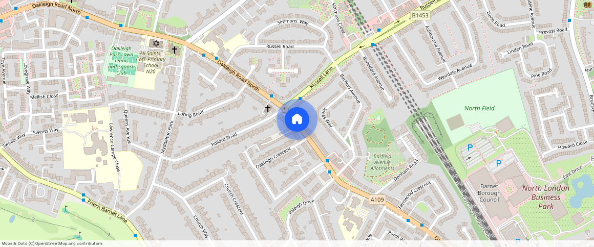 130Oakleigh Road North, London