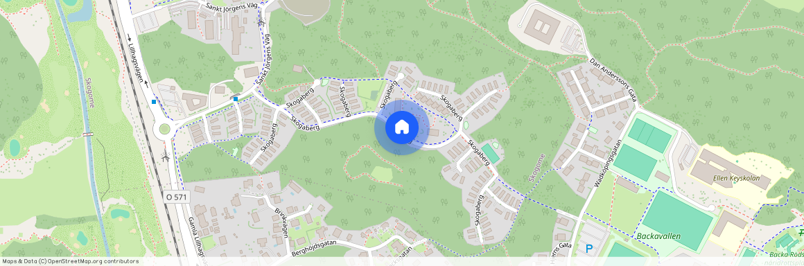 Skogaberg, Hisings Backa