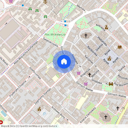 ul. Górnych Wałów, Śródmieście, Gliwice, śląskie