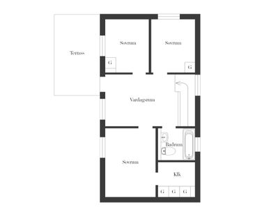 Rådans Gårdsväg, Sollentuna - Foto 2