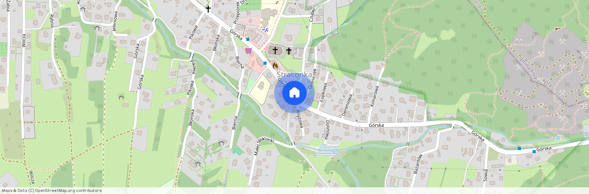 ul. Czupel, Straconka, Bielsko-Biała, śląskie