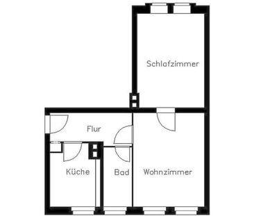 renovierte 2-Zimmer-Erdgeschosswohnung mit ebenerdiger Dusche - Photo 5