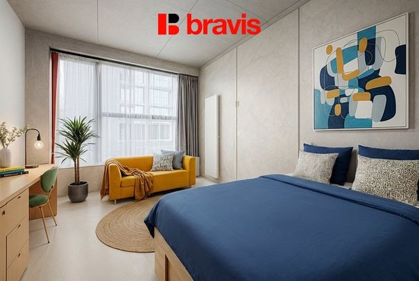 Pronájem moderního 1+kk, Brno - Trnitá, ulice Dornych, polyfunkční rezidence, neplatíte provizi - Фото 1