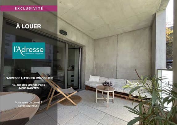 Location appartement 2 pièces, 37.60m², Nantes - Photo 1