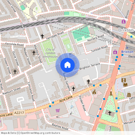 Trinity Gardens, Brixton, London, SW9