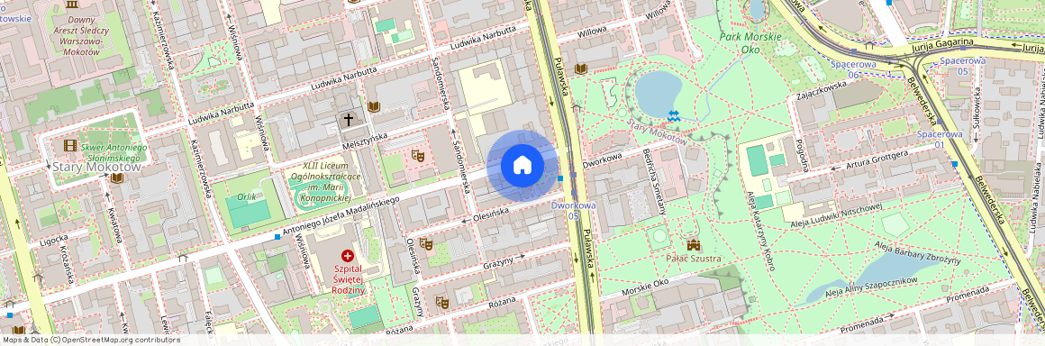 Warszawa Mokotów Stary Mokotów