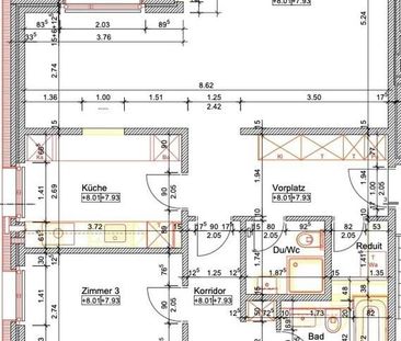 4.5 Zimmer, 112 m², 3. Stock - Foto 3
