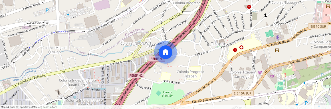 Boulevard Adolfo López Mateos, 2810 Depto 503, Ermita Tizapán, Alvaro Obregón, Ciudad De México, 01089