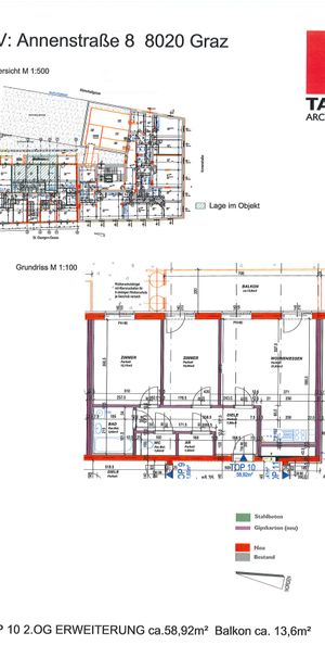 St. Georgengasse 2/10 - Geräumige 2 Zimmerwohnung in zentraler Lage mit Balkon - Photo 2